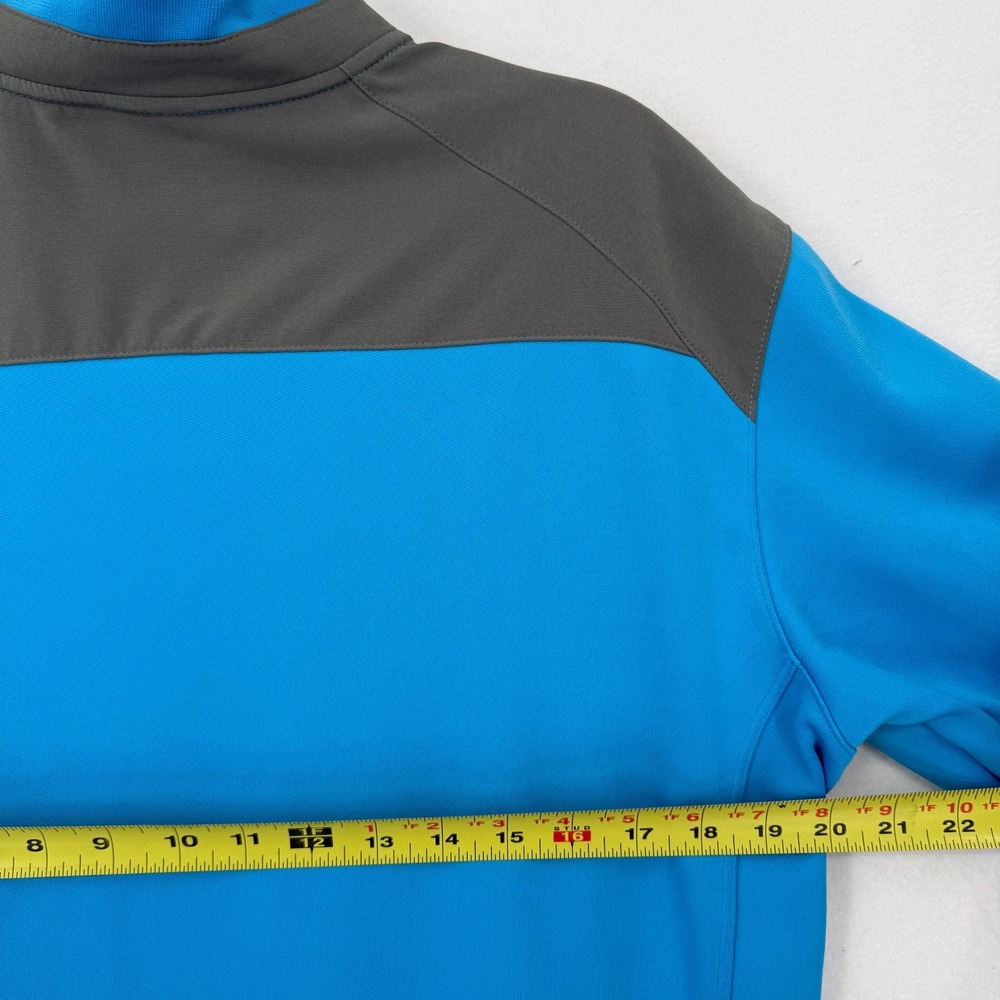 Nike Golf Tour Performance‎ Dri-FIT 1/4 Zip Pullover Blue Gray 585777-438 Mens M - Picture 4 of 11